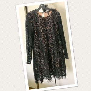 BCBG “Marae Lace A-Line Dress”